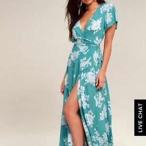 Maxi wrap dress